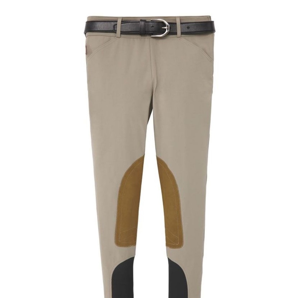 The Tailored Sportsman Breeches Tan Beige English Riding Pants Womens 24 Long